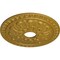 Ekena Millwork Warsaw Ceiling Medallion (Fits Canopies up to 3 1/2"), 18"OD x 3 1/2"ID x 1 3/8"P, Pharaohs Gold CM18WAPGS - alternate 3
